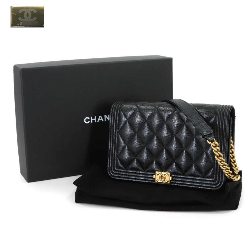 CHANEL Black Caviar Leather Wallet - Picture 2 of 10